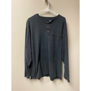 Duluth Trading Co. Men's Longtail T Long Sleeve Shirt Black Medium